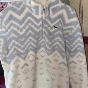 Pink Sherpa pull over